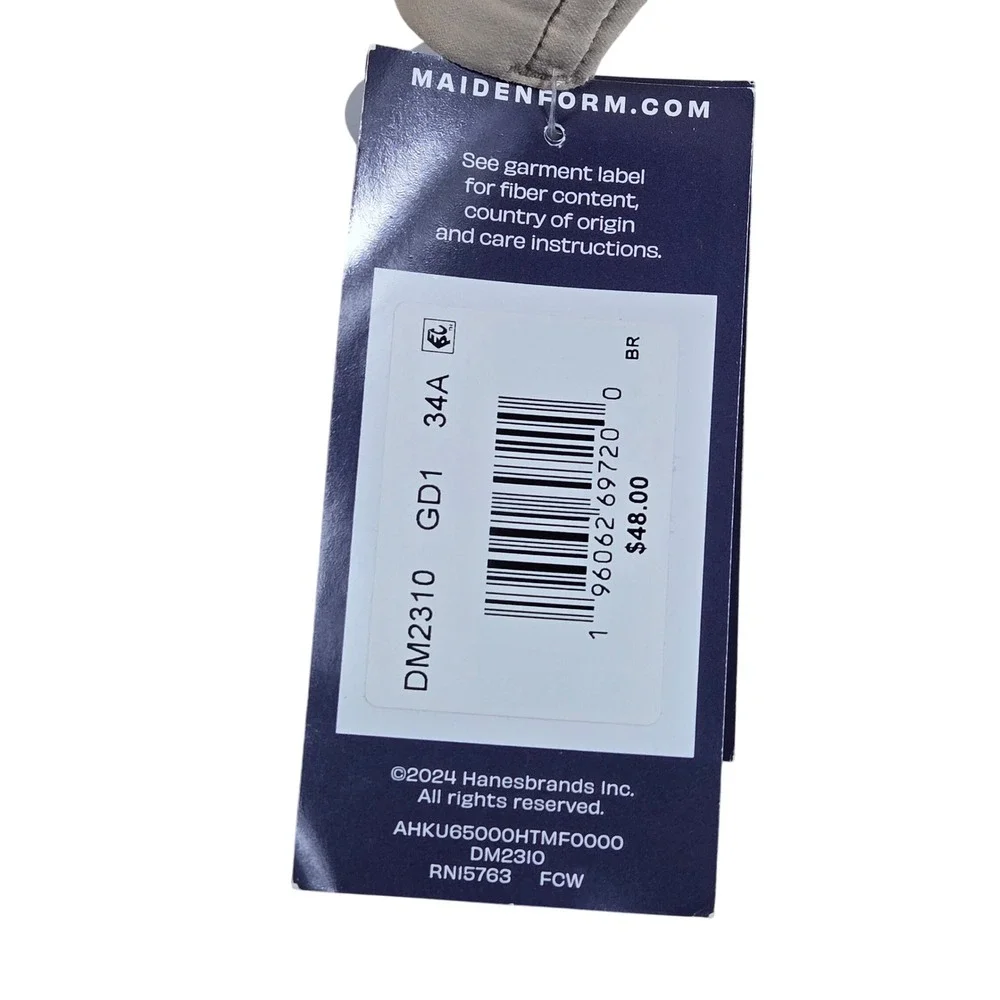 Maidenform Dreamwire Multiway No Poke No Pinch Strapless Bra 34A DM2310 NEW